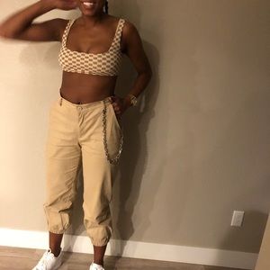 Cargo Jogger with Chain Accesory